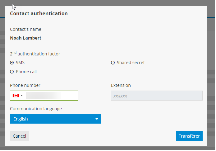 Delegation of signature - authentification